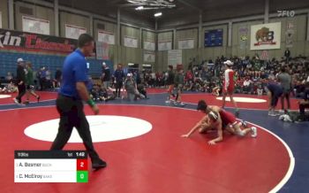 113 lbs Quarterfinal - Ashton Besmer, Buchanan vs Caleb McElroy, Bakersfield