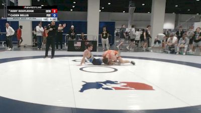 74 kg Cons. Quarters - Kody Routledge, Cowboy RTC/ Titan Mercury Wrestling Club vs Caden Bellis, Pennsylvania RTC
