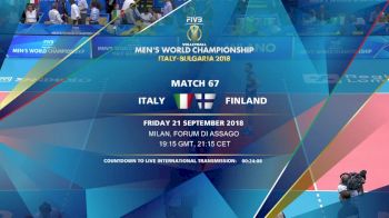 ITA vs FIN | 2018 FIVB Mens World Championships