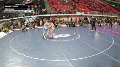 109.4-118 lbs Champ. Round 2 - Harper Eldred, Idaho vs Dani Sylva, Washington
