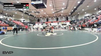 125 lbs Consi Of 8 #2 - Aubri Merkey, Sperry HS Girls vs Alexis Hembree, Wyandotte HS Girls