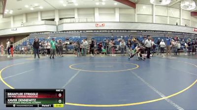 84 lbs Cons. Round 2 - Xaver Dennewitz, Contenders Wrestling Academy vs Brantlee Striggle, The Fort Hammers Wrestling