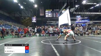 195 lbs Cons 32 #1 - Shane Gibson, Montana vs Brock Schilling, Colorado