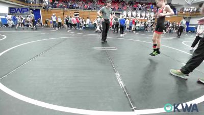 64 lbs Consi Of 4 - Konner Hood, Weatherford Youth Wrestling vs Mason Smith, Harrah Little League Wrestling