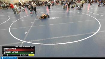 132 lbs Cons. Round 4 - Zander Payne, AR vs Jackson Lavene, NE