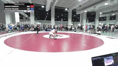 U20 Freestyle FS - 65 lbs Cons. Round 6 - Carter Freeman, Panther Wrestling Club RTC vs Brogan Fielding, Spire RTC