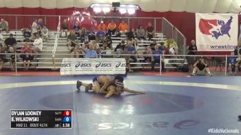 98 Cons. Round 2 Edward Wilkowski (Wisconsin) vs. Dylan Looney (Missouri)