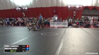 60 Semifinal Hudson Loges (Nebraska) vs. Derek Barrows (Colorado)