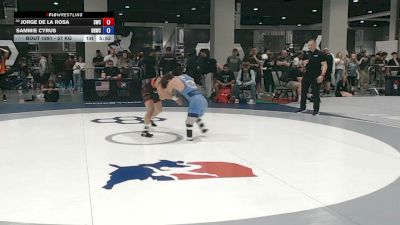 57 kg Cons. Rd Of 64 - Jorge De La Rosa, Silverback Wrestling Club vs Sammie Cyrus, Dubois Rams Wrestling Club