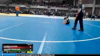 95 lbs Semis & 1st Wrestleback (8 Team) - Lauren Elsmore, Pine Island vs Dresden Wegscheid, Perham