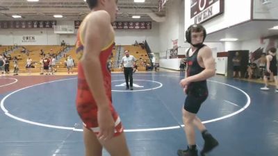 126 lbs Round 1 - Trevor Frank, Eastside Wrestling Club Nc vs Luke Nelson, No Worries