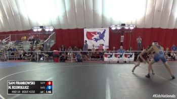 112 Cons. Round 3 Nathaniel Rodriguez (Nevada) vs. Sam Frankowski (Missouri)