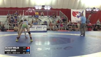 112 Cons. Round 3 Jarod Loose (Pennsylvania) vs. Zachary Weiler (Wisconsin)