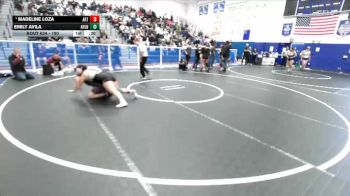 190 lbs Cons. Round 4 - Emily Avila, Arlington vs Madeline Loza, Artesia