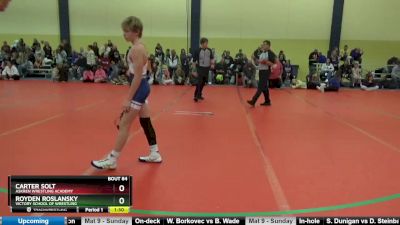 100 lbs Round 3 - Royden Roslansky, Victory School Of Wrestling vs Carter Solt, Askren Wrestling Academy