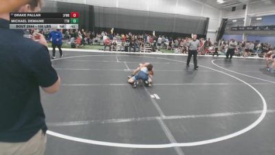 100 lbs Cons. Rd Of 32 - Drake Pallan, 3F Wrestling vs Michael Demaine, Team Tugman Wrestling