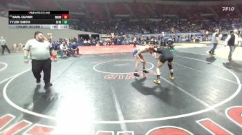 4A Boys 150 lbs Champ. Round 1 - Earl Oliver, Madras Boys vs Tyler Smith, St. Helens Boys
