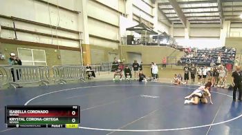 110 lbs Quarterfinal - Isabella Coronado, Nevada vs Krystal Corona-Ortega, Nevada