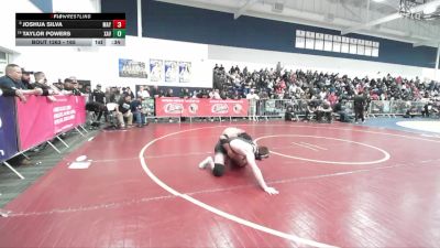 165 lbs Cons. Round 2 - Taylor Powers, Xavier Prep vs Joshua Silva, Mayfair