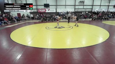 138 lbs Quarterfinal - Teegan Anderson, Juab vs Simoron Wardell, Morgan