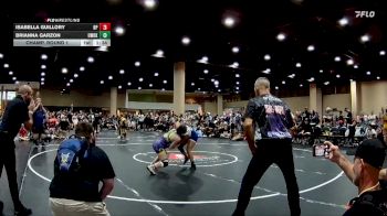 132 lbs Champ. Round 1 - Brianna Garzon, United Wrestling Of Katy vs Isabella Guillory, BRAWL PINK