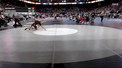 4A 138 lbs Cons. Round 3 - Jayden Bixby, Fruitland vs Colton Coy, Kimberly