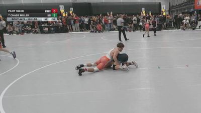 120 lbs 7th Place Match - Chase Miller, Immortal Athletics WC vs Pilot Swab, Michigan West Wrestling Club