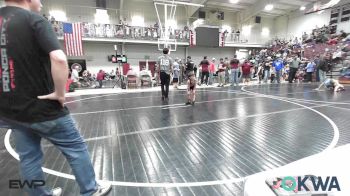 46 lbs Round Of 16 - Asher Landis, Ponca City Wildcat Wrestling vs Theodore Everett, Bartlesville Wrestling Club