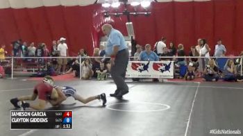 60 Cons. Round 5 Clayton Giddens (Oklahoma) vs. Jameson Garcia (Illinois)