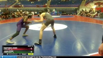 120 lbs Quarters & 1st Wb (16 Team) - Matthew Jones, Chapel Hill vs Aiden Byrd, Harris County