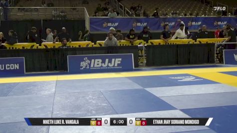 Ethan Jhay Soriano Mondigo vs Niketh Luke R. Vangala 2026 Pan Jiu Jitsu IBJJF Championship