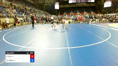 165 lbs Cons 64 #2 - Grady Cox, OR vs Wesley Gibbs, OH