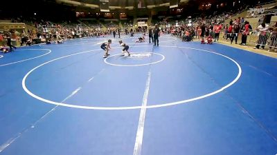 76 lbs 3rd Place - Carter Burdick, Broken Bow Youth Wrestling vs Boston McCallie, Berryhill Wrestling Club