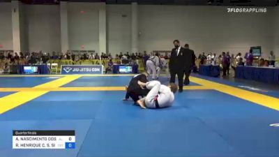 ANDRE NASCIMENTO DOS SANTOS vs RHENAN HENRIQUE C. S. SILVA 2021 American National IBJJF Jiu-Jitsu Championship