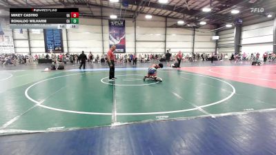 126 lbs Consi Of 64 #1 - Mikey Castro, GA vs Ronaldo Wilharm, CA