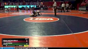 2 lbs Champ. Round 1 - Caleb Nadig, Rochelle vs Isaac Gaytan-Reilly, Chicago (St. Rita)