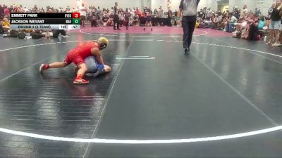 90 lbs Round 4 (6 Team) - Emmett Park, Backyard Brawlers Gold vs Jackson Weyant, Maverick