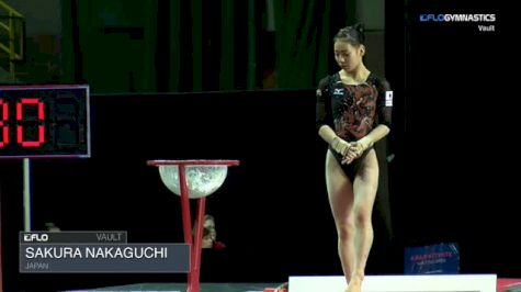 Sakura Nakaguchi - Vault, Japan - 2018 International Gymnix