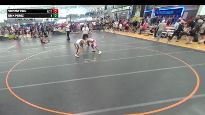 126 lbs Cons. Round 7 - Erik Perez, Unattached vs Vincent Finn, Unattached