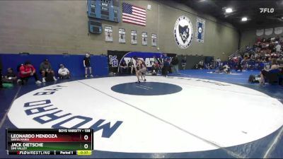 138 lbs Cons. Round 3 - Jack Dietsche, Simi Valley vs Leonardo Mendoza, Santa Maria