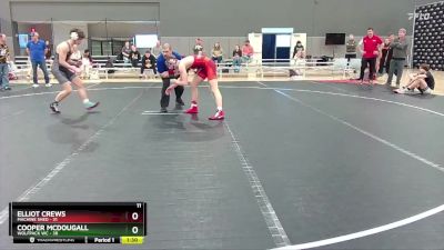 140 lbs Round 6 (10 Team) - Elliot Crews, Machine Shed vs Cooper McDougall, Wolfpack WC