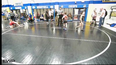 64 lbs Final - Wyatt McCaskey, Warhorse Wrestling Club vs Killian Harbaugh, HURRICANE WRESTLING ACADEMY