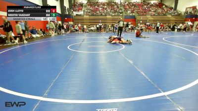 120 lbs Quarterfinal - Josh Lloyd, Bixby HS Boys vs Westin Vanzant, Bristow