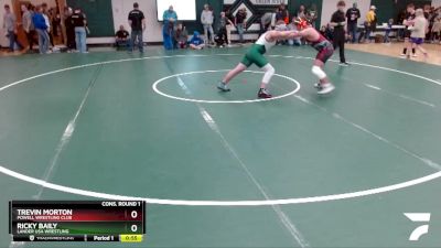 160 lbs Cons. Round 1 - Trevin Morton, Powell Wrestling Club vs Ricky Baily, Lander USA Wrestling