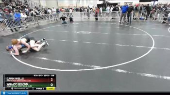 138 lbs Champ. Round 2 - Gavin Wells, Mat Demon Wrestling Club vs William Brown, Nolensville Wrestling Club