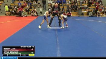 45 lbs Semifinal - Korbin Lanik, Summit Wrestling Academy vs Myles Schwade, Cresco Youth Wrestling Club