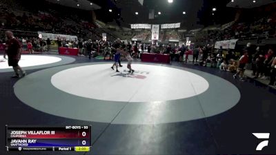 93 lbs Cons. Round 2 - Joseph Villaflor Iii, California vs Javahn Ray, Unattached