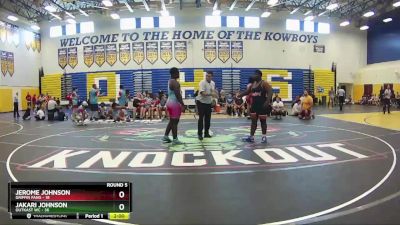 285 lbs Round 5 (8 Team) - Jerome Johnson, Griffin Fang vs Jakari Johnson, OutKast WC