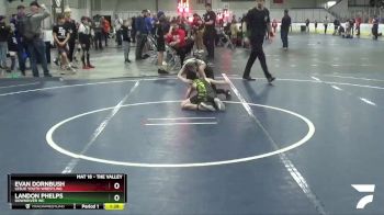 63 lbs Champ. Round 1 - Evan Dornbush, Leslie Youth Wrestling vs Landon Phelps, Downriver WC