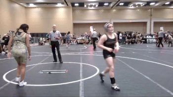 116 lbs Consi Of 16 #2 - Isabella Frost, California Grapplers vs Aubree Ramirez, Lawc